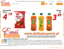Tablet Screenshot of delikatesyemis.pl